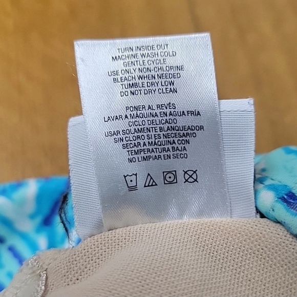 Jaclyn Smith Womens One Piece Swim Suit (Apron Skirt) Size 8 - Picture 11 of 14